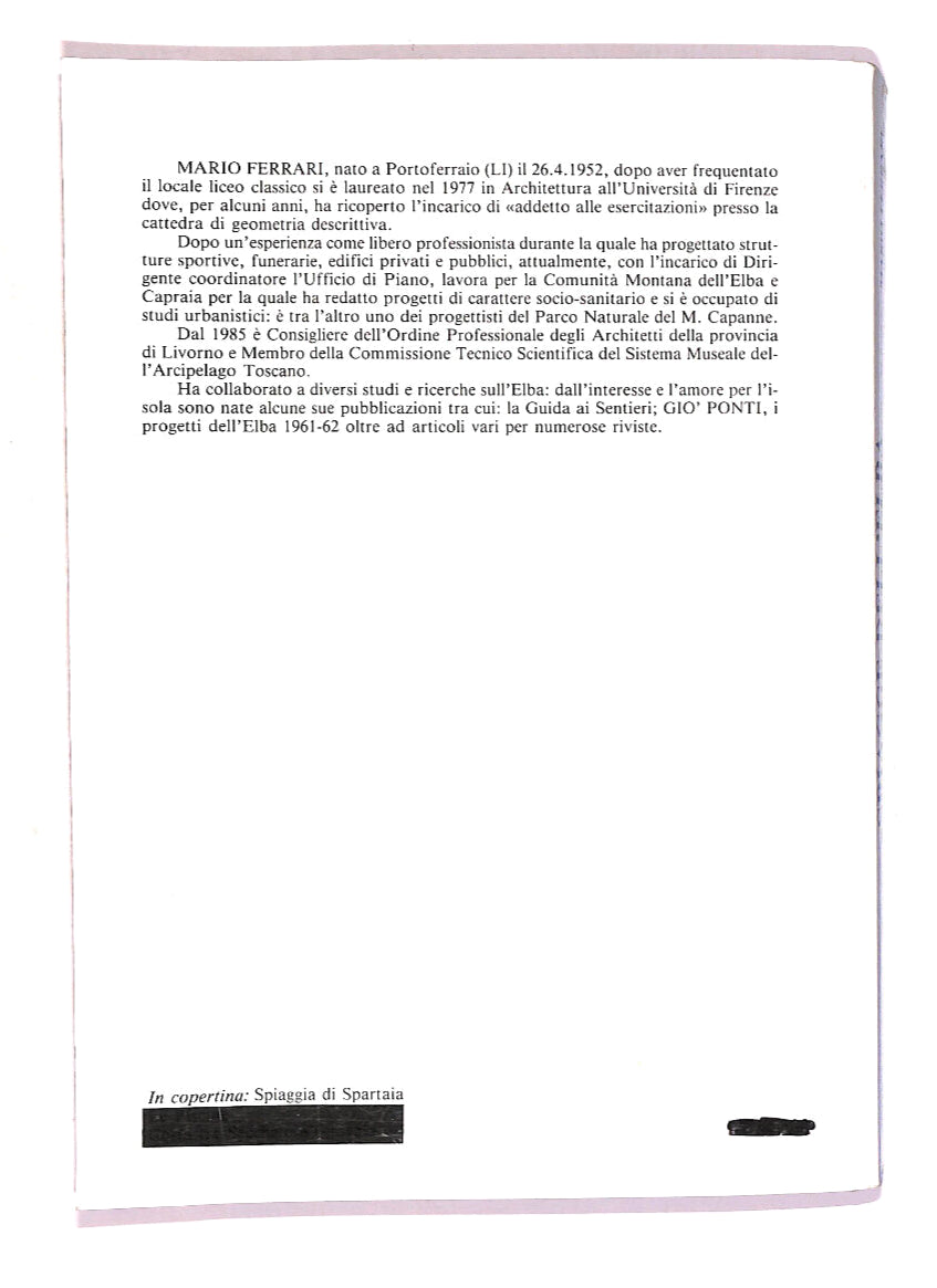 EBOND Spiagge Dell'elba Di Mario Ferrari Libro LI013954