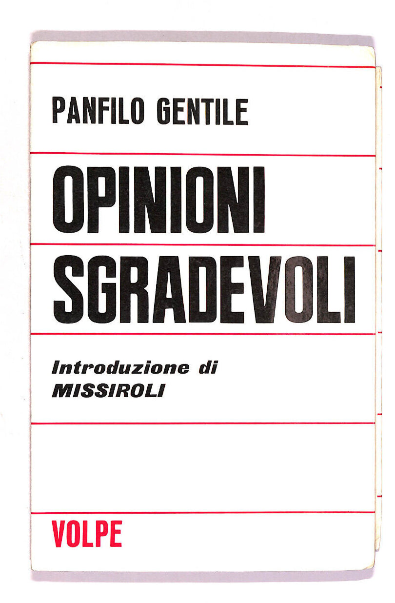 EBOND Opinioni Sgradevoli Di Panfilo Gentile Libro LI013959