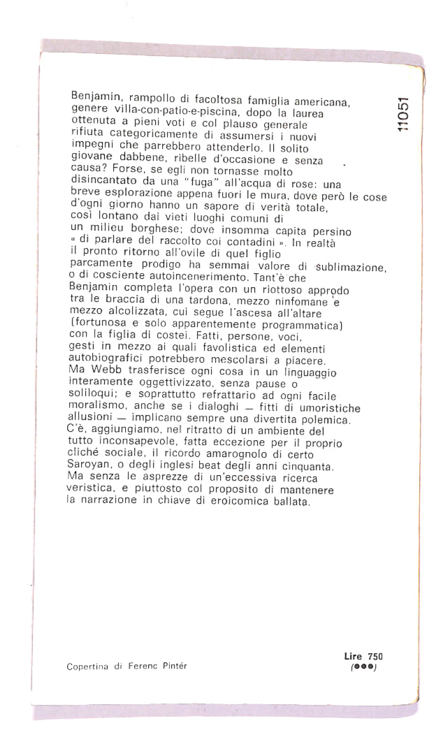 EBOND Il Laureato Di Charles Webb Libro LI014067