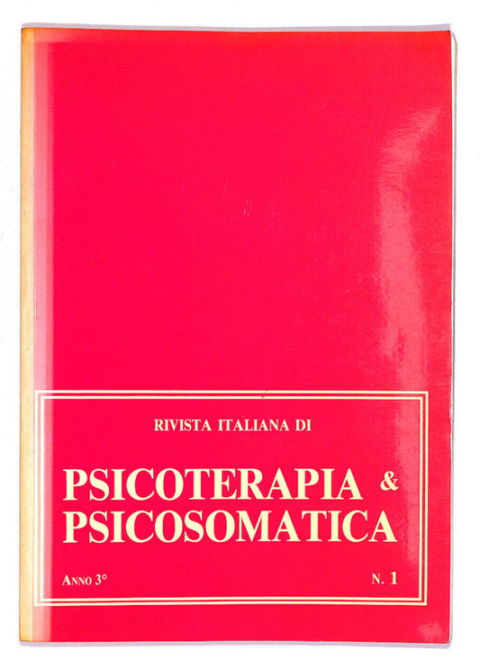 EBOND Rivista Italiana Di Psicoterapia e Psicosomatica N.1 Libro LI014100