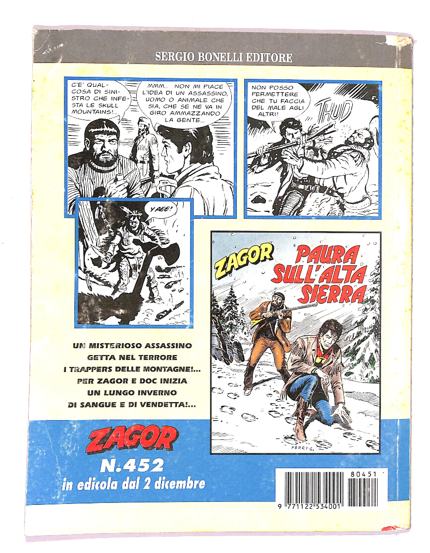 EBOND Zagor N. 451 Il Ponte Dell'arcobaleno Libro LI014115