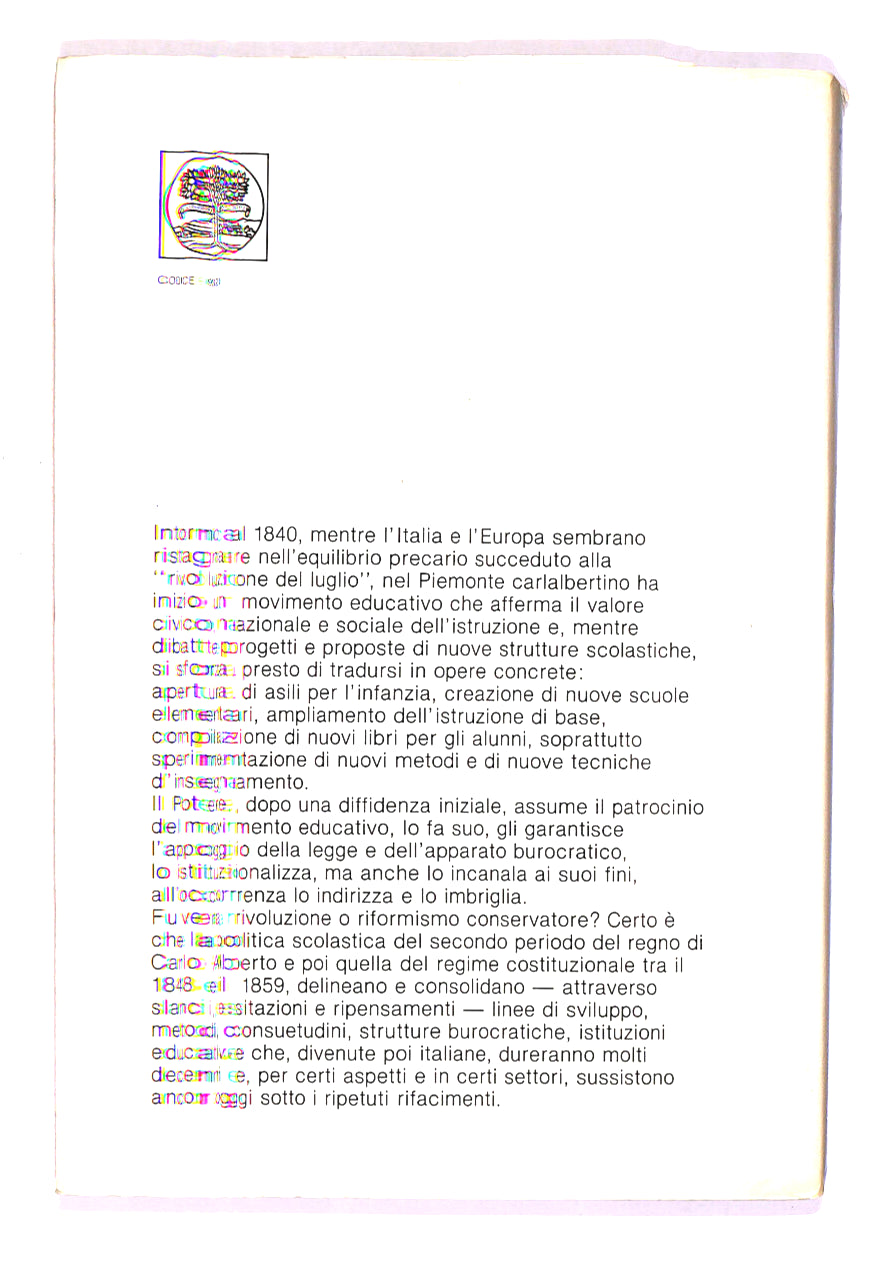 EBOND Scuola e Politica Nel Risorgimento Di Roberto Berardi Libro LI014749