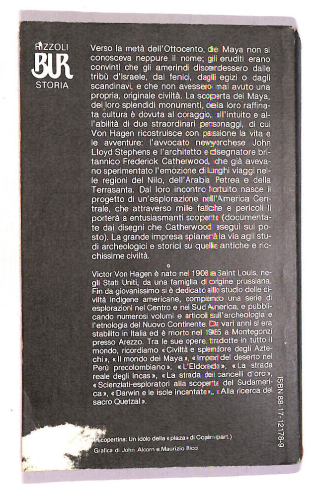 EBOND Alla Ricerca Dei Maya Di Victor Von Hagen Libro LI014753