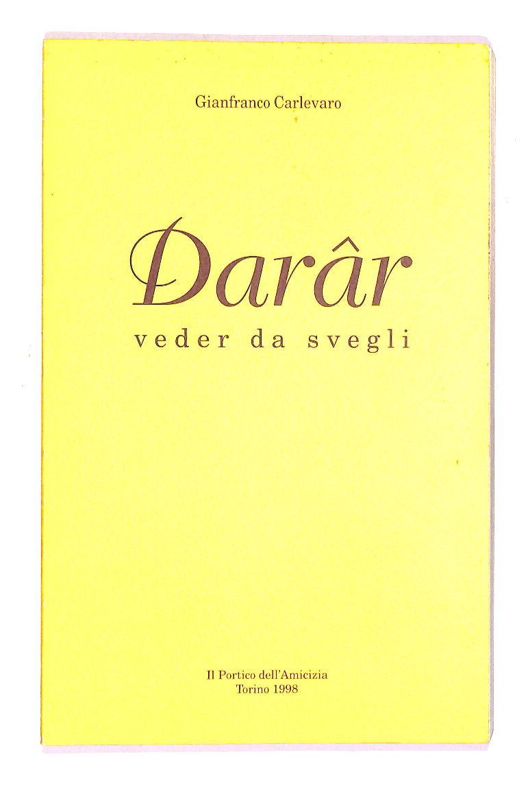 EBOND Darar Veder Da Svegli Di Gianfranco Carlevaro Libro LI014859