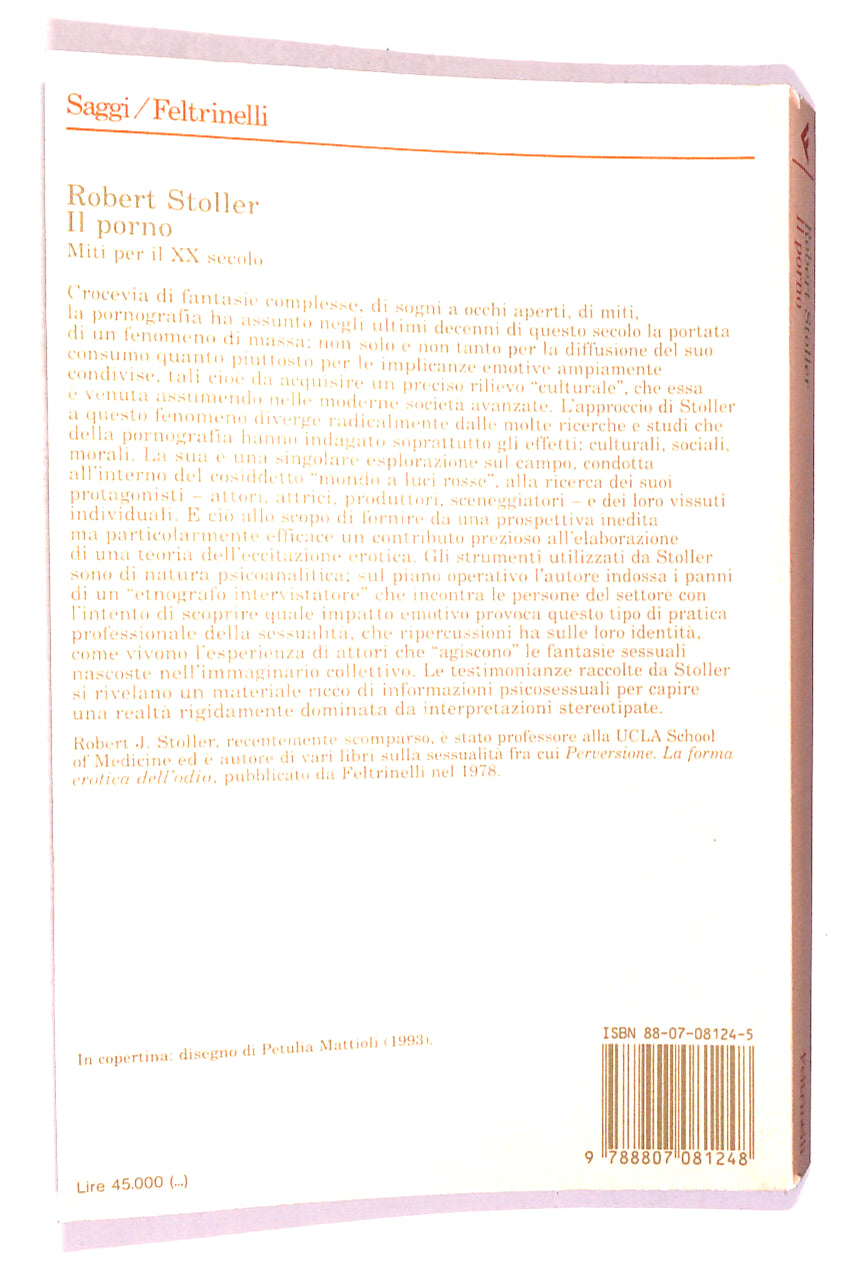 EBOND Il Porno Di Robert J. Stoller Libro LI015404