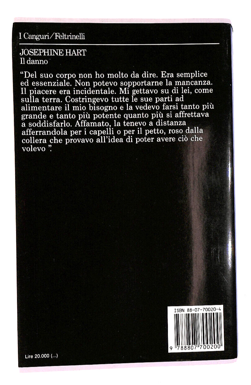 EBOND Il Danno Di Josephine Hart Libro LI015407