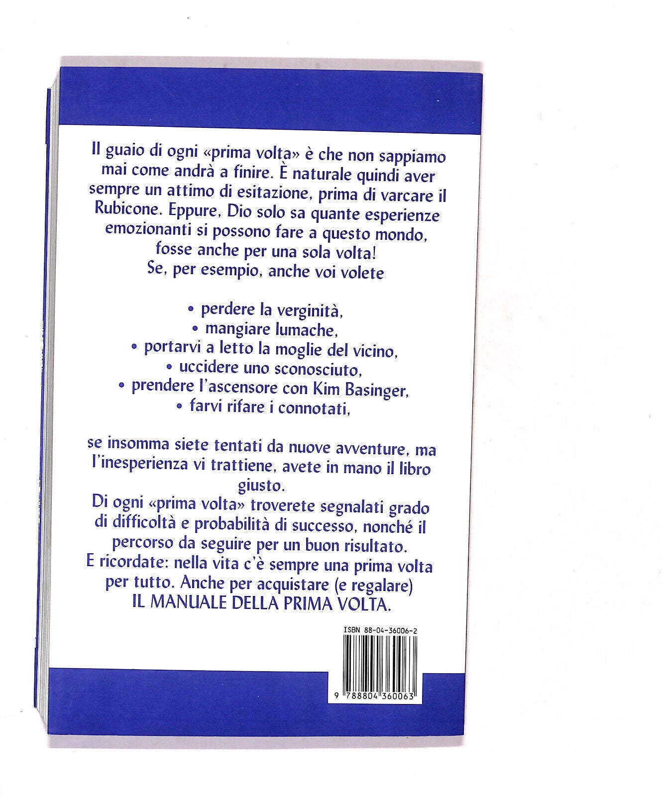 EBOND Il Manuale Della Prima Volta Camille Saferis Libro LI016102