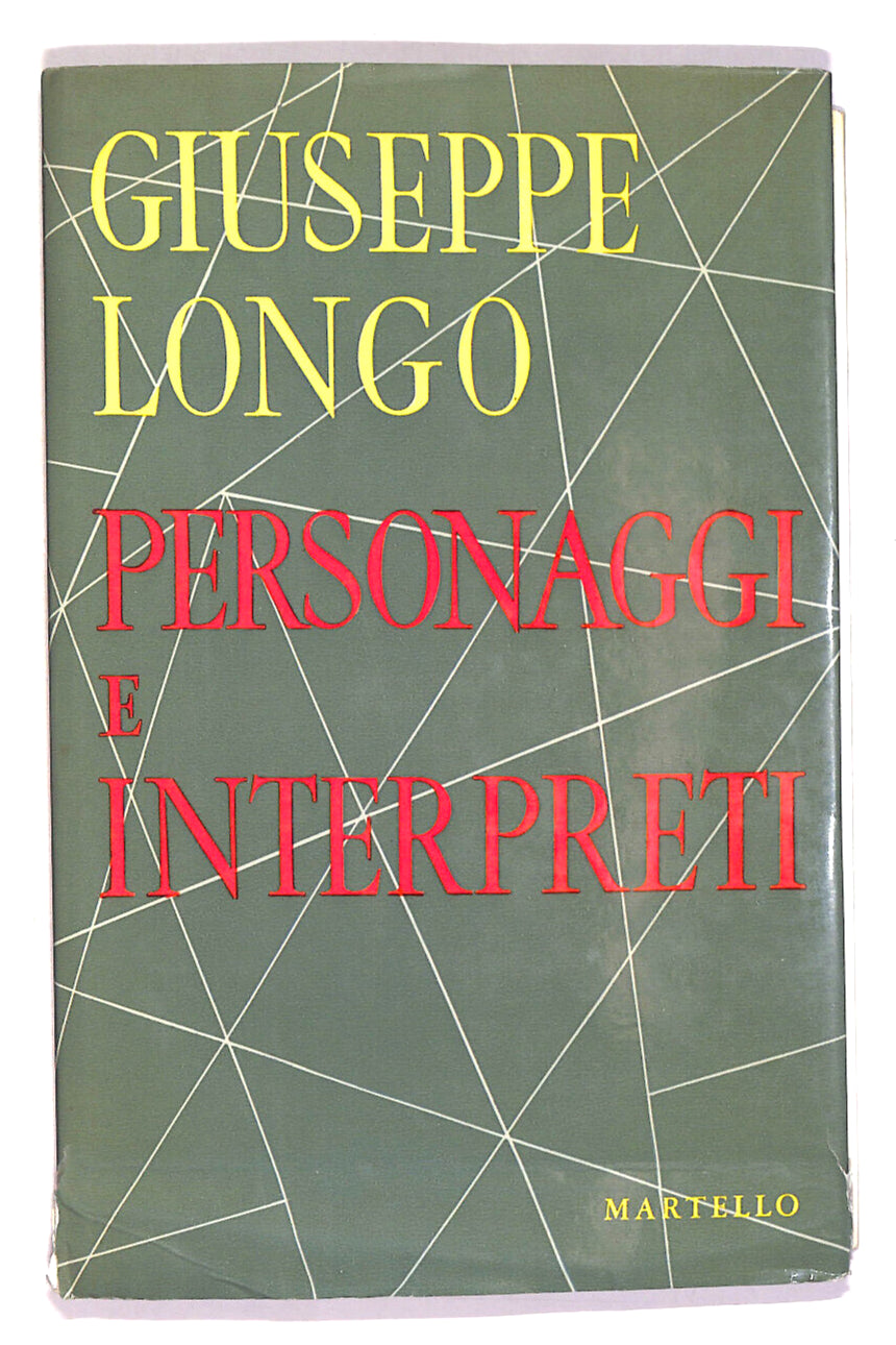 EBOND Personaggi e Interpreti Di Giuseppe Longo Libro LI016652