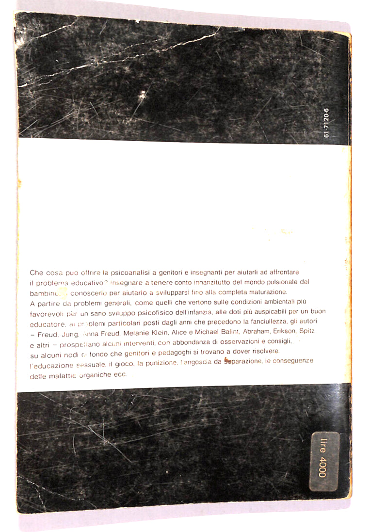 EBOND Educazione e Psicoanalisi Di Johannes Cremerius Libro LI016663