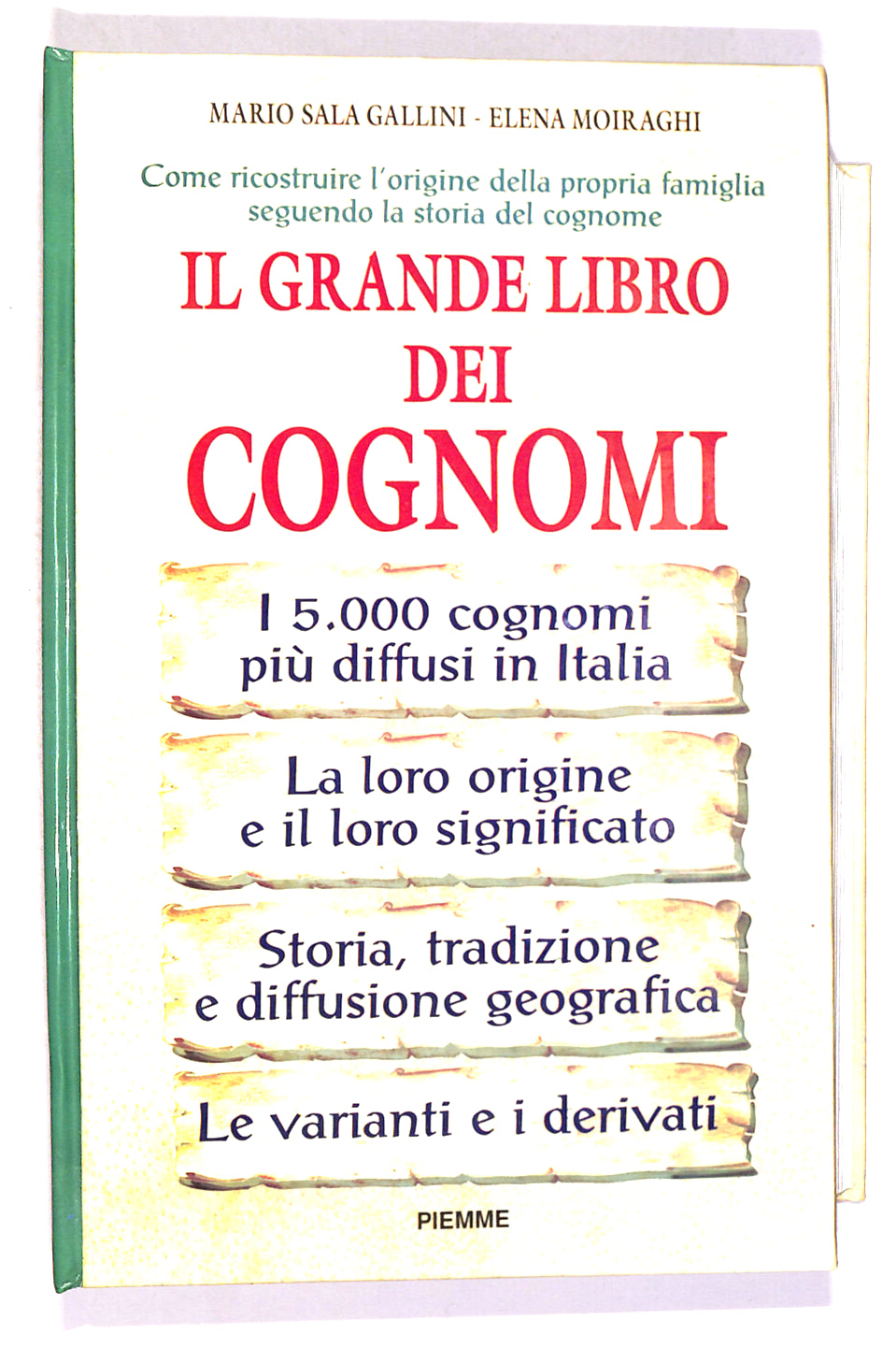 EBOND Il GrandeDei Cognomi Di Mario S. Gallini Libro LI017606