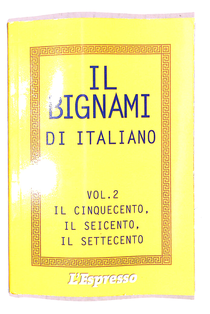 EBOND Il Bignani Di Italiano Vol 2 Libro LI019104