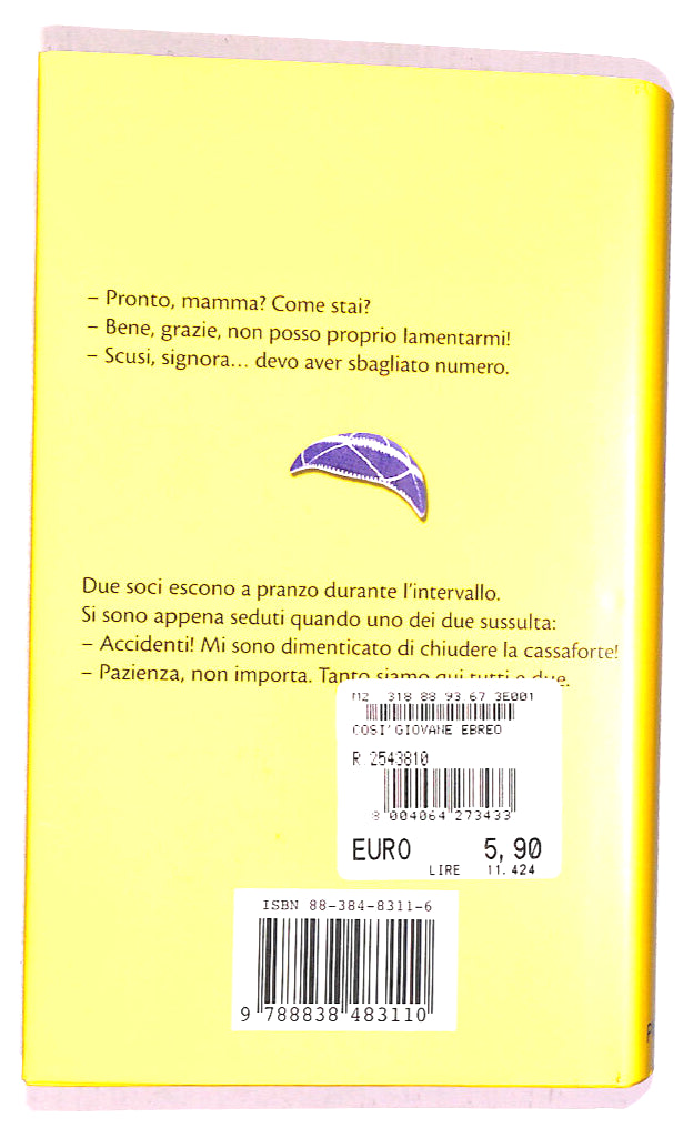 EBOND Cosi Giovane e Gia Ebreo a Cura Di Moni Ovadia Libro LI019162