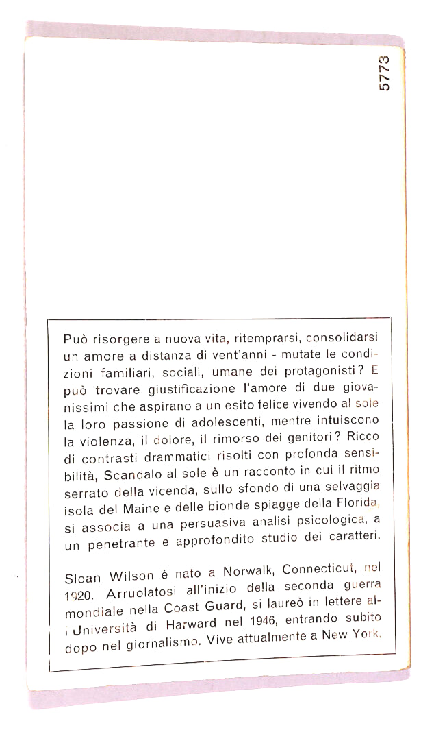 EBOND Scandalo Al Sole Di Sloan Wilson Libro LI019163