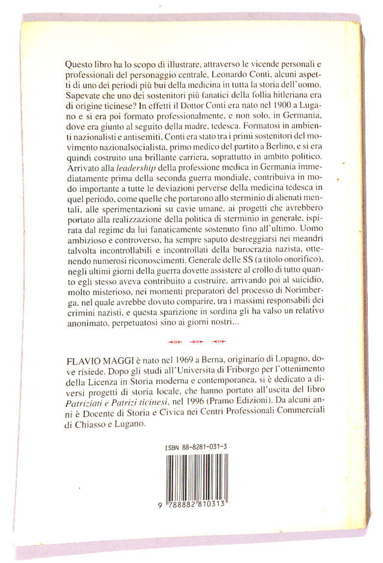 EBOND Un Medico Ticinese Alla Corte Di Hitler Di Flavio Maggi Libro LI019167