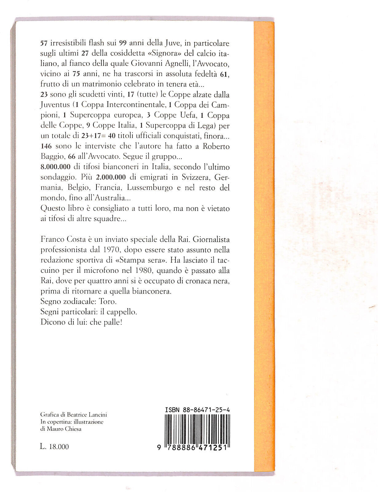 EBOND L'avvocato e Signora Di Franco Costa Libro LI019709