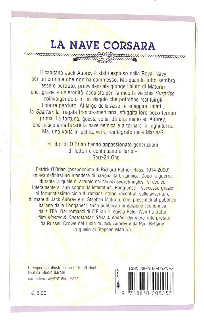 EBOND La Nave Corsara Di O' Brian Patrick Libro LI020003