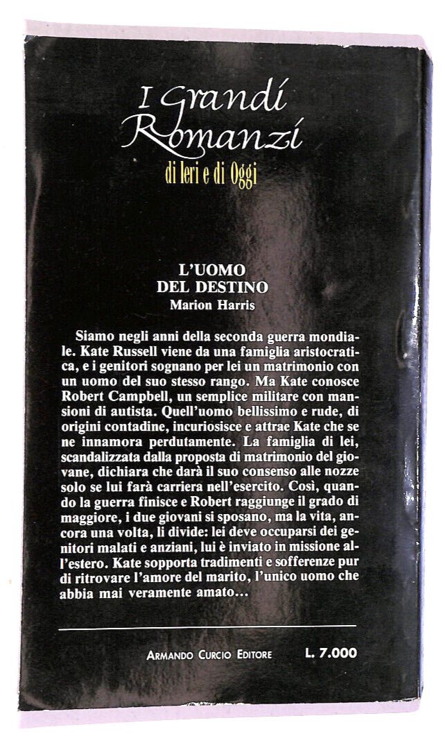 EBOND L'uomo Del Destino Di Marion Harris Libro LI020017