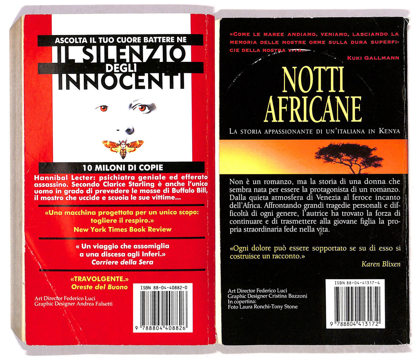 EBOND Il Silenzio Degli Innocenti e Notti Africane Libro LI020403