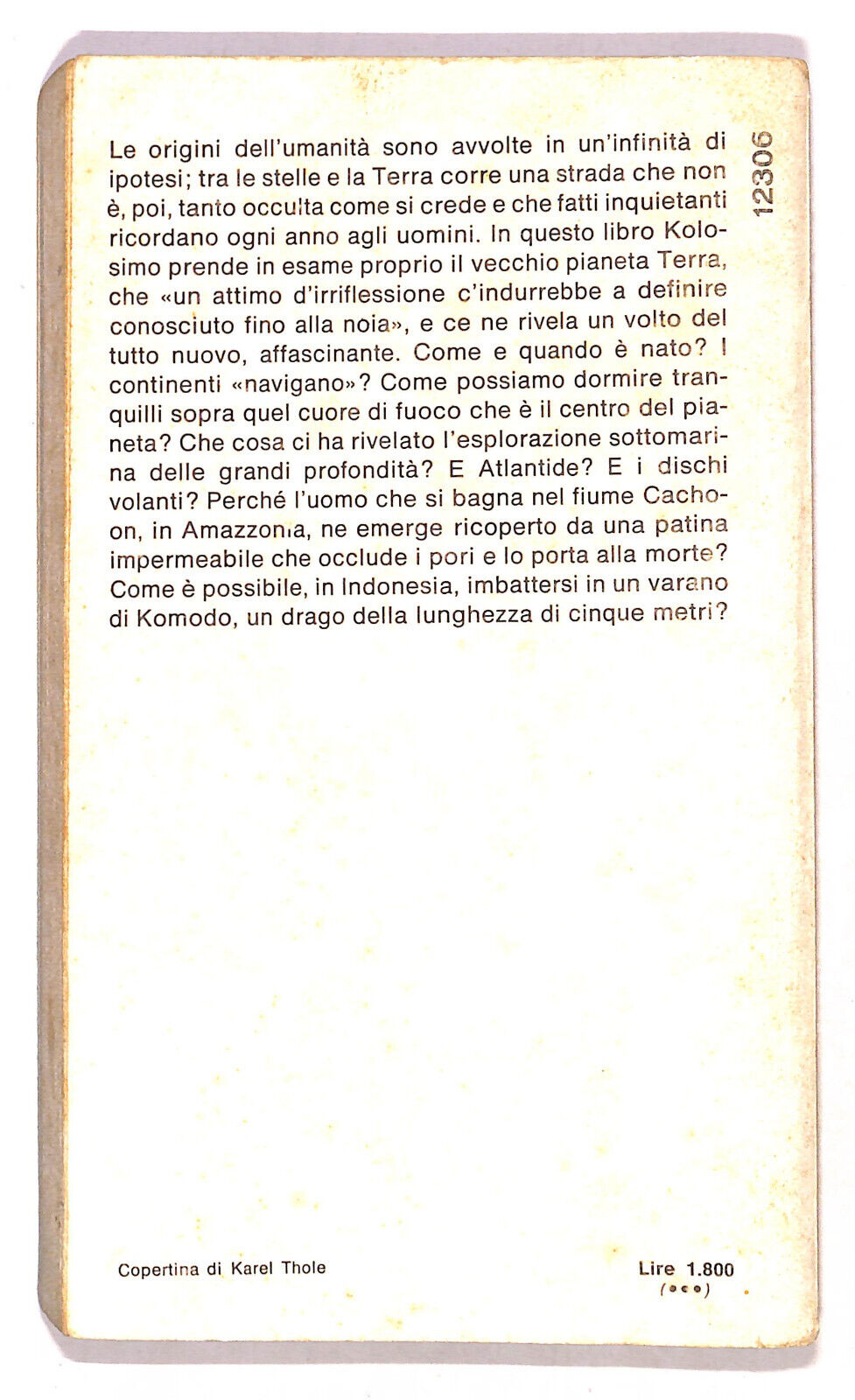 EBOND Il Pianeta Sconosciuto Di Peter Kolosmo Libro LI020502