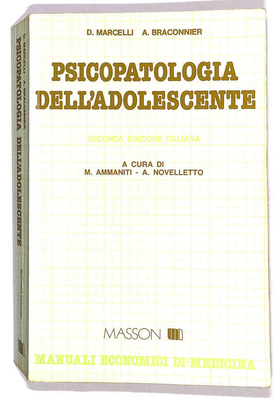 EBOND Psicopatologia Dell'adolescente Di D. Marcelli Libro LI020554