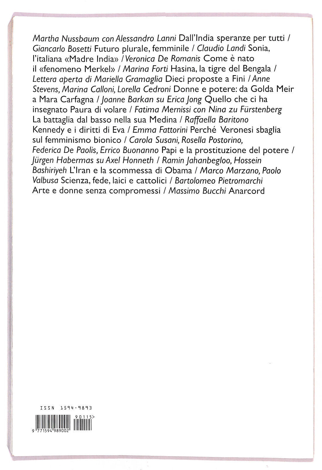 EBOND Futuro Femminile Plurale Reset Settembre/ottobre 2009 Libro LI020563