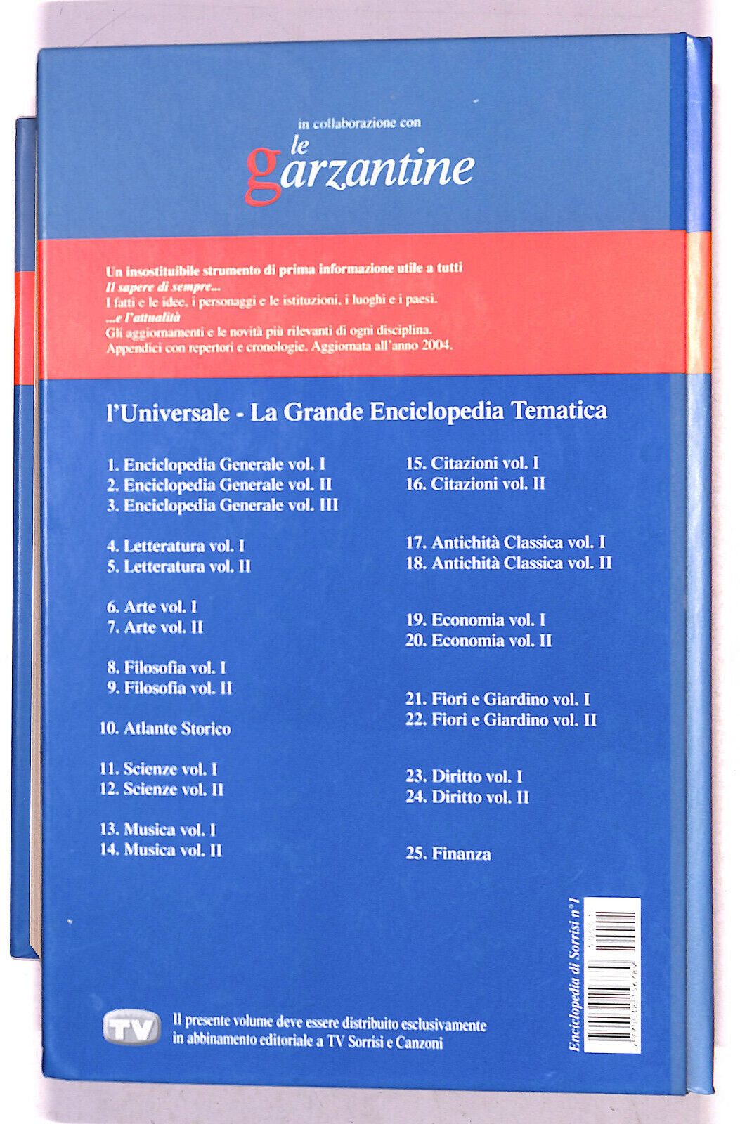EBOND L'universale Enciclopedia Generale N. 1 Le Garzantine 2005 Libro LI021250