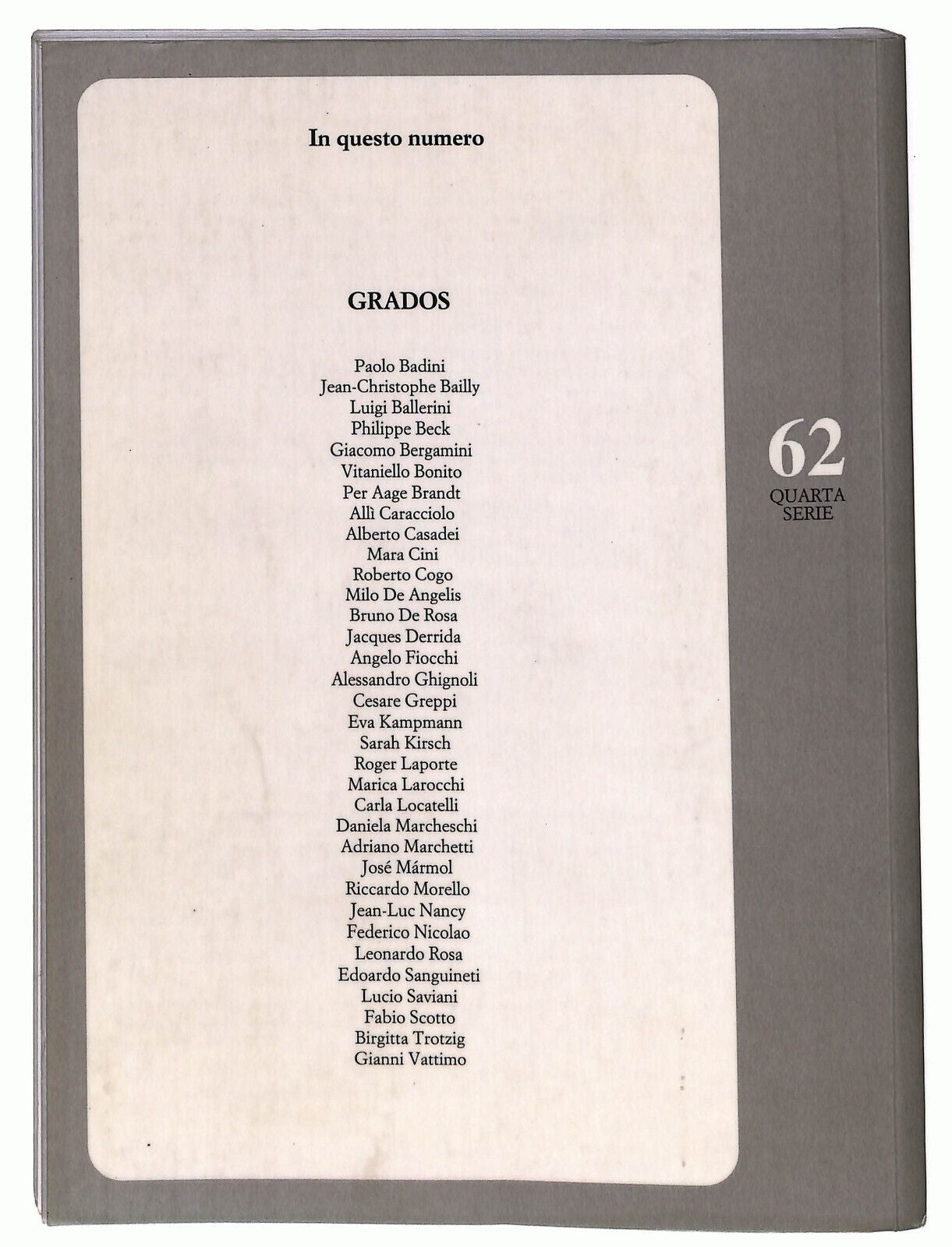 EBOND Anterem Rivista Di Ricerca Letteraria n 62 Libro LI021656