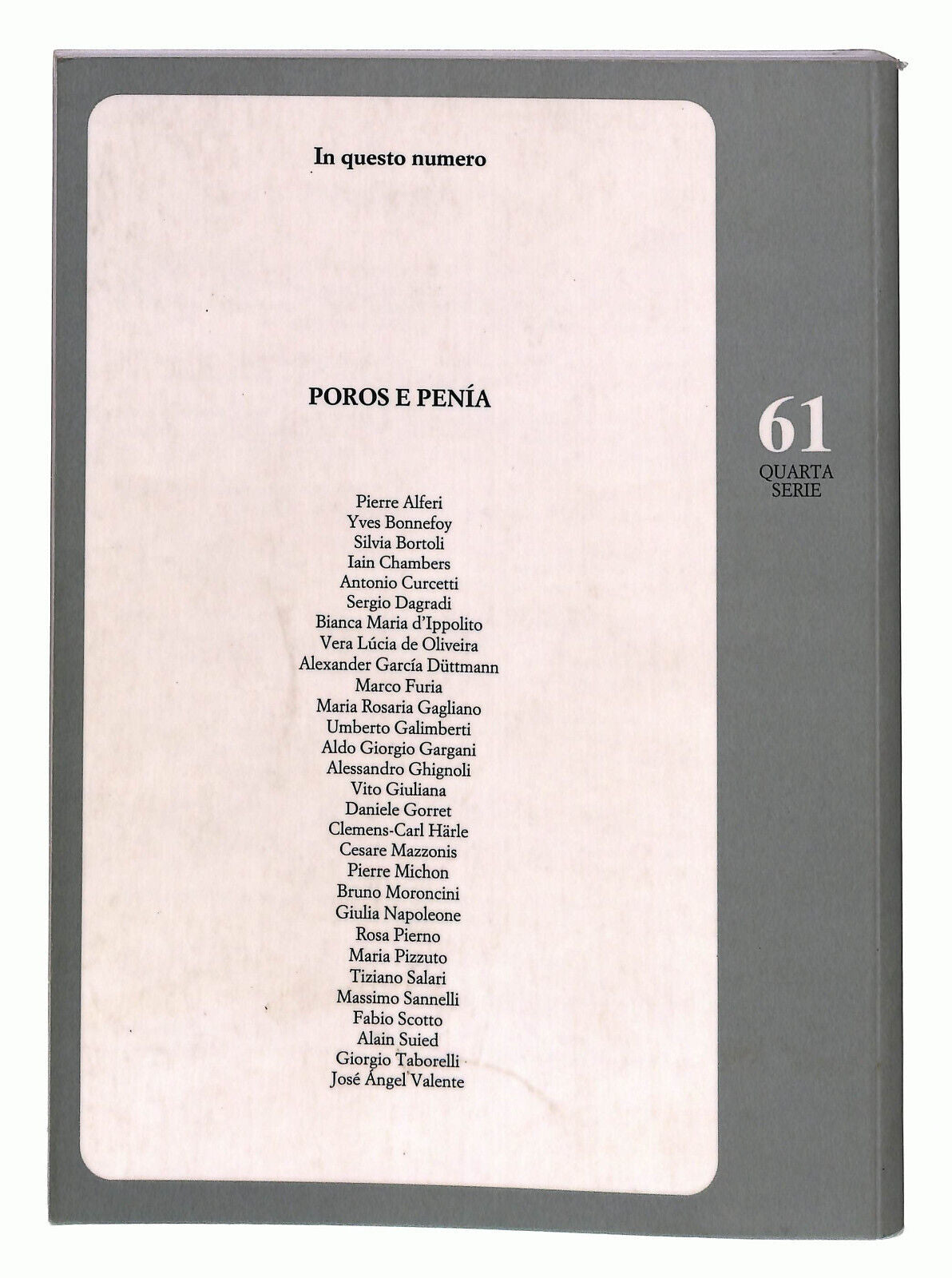 EBOND Anterem Rivista Di Ricerca Letteraria n 61 Libro LI022358