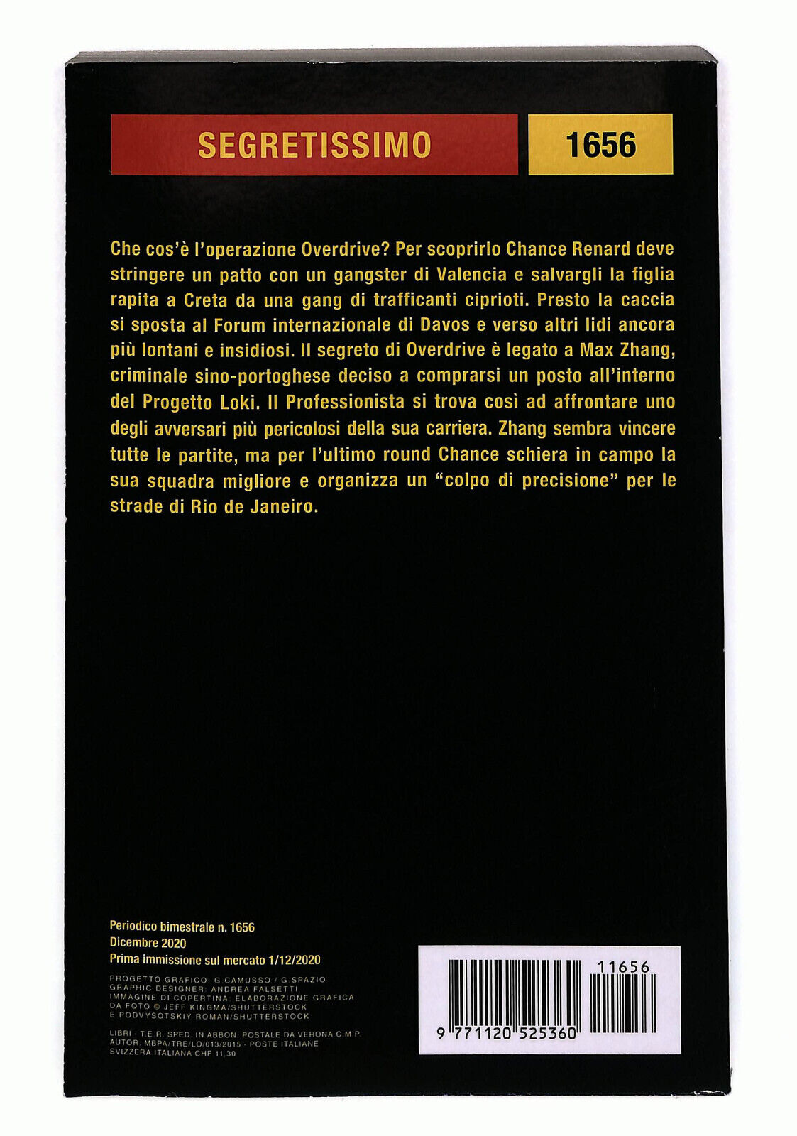 EBOND Segretissimo Il Professionista Overdrive N. 1656 2020 Libro LI022458