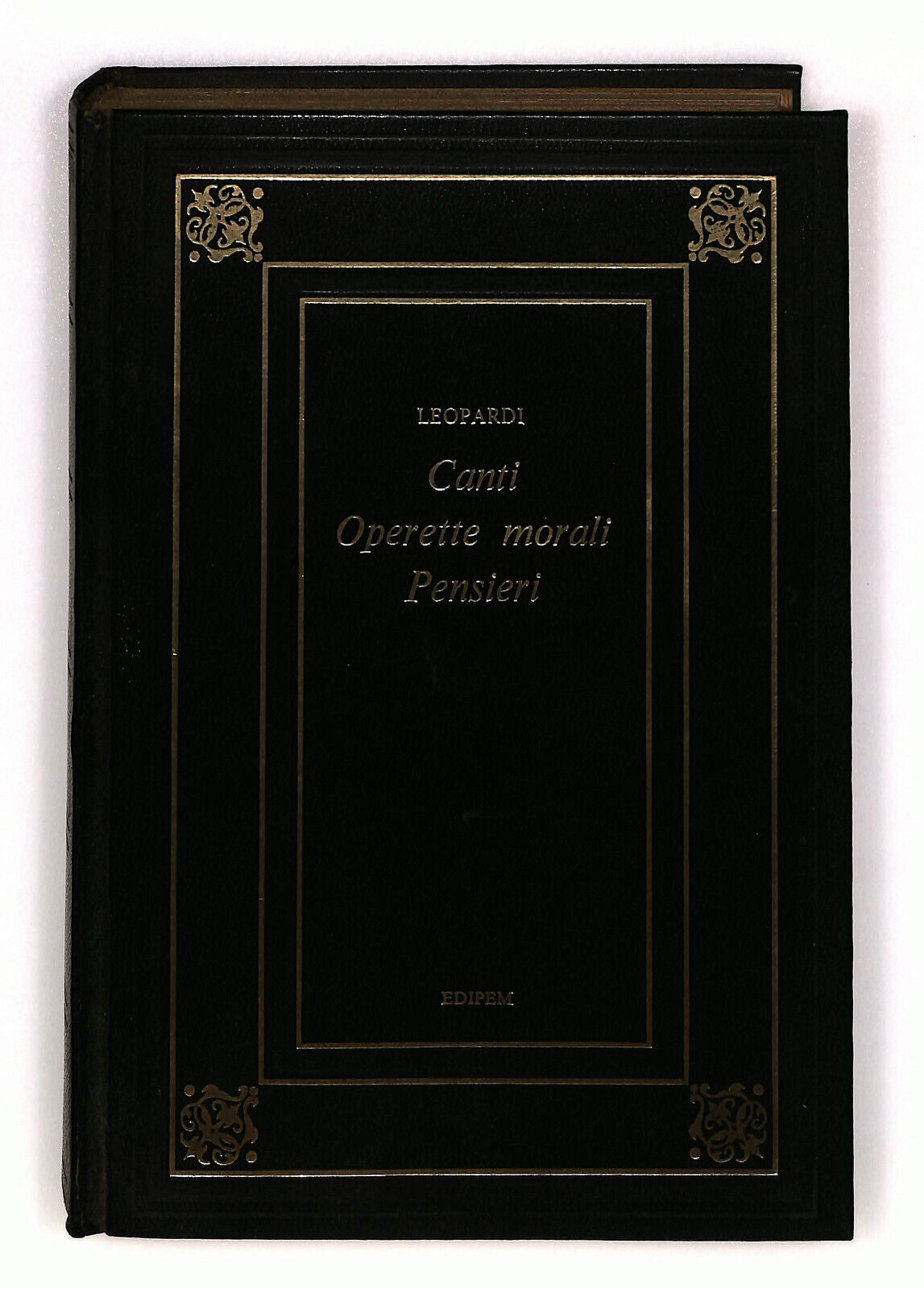 EBOND Canti Operette Morali Pensieri Giacomo Leopardi Edipem Libro LI022703