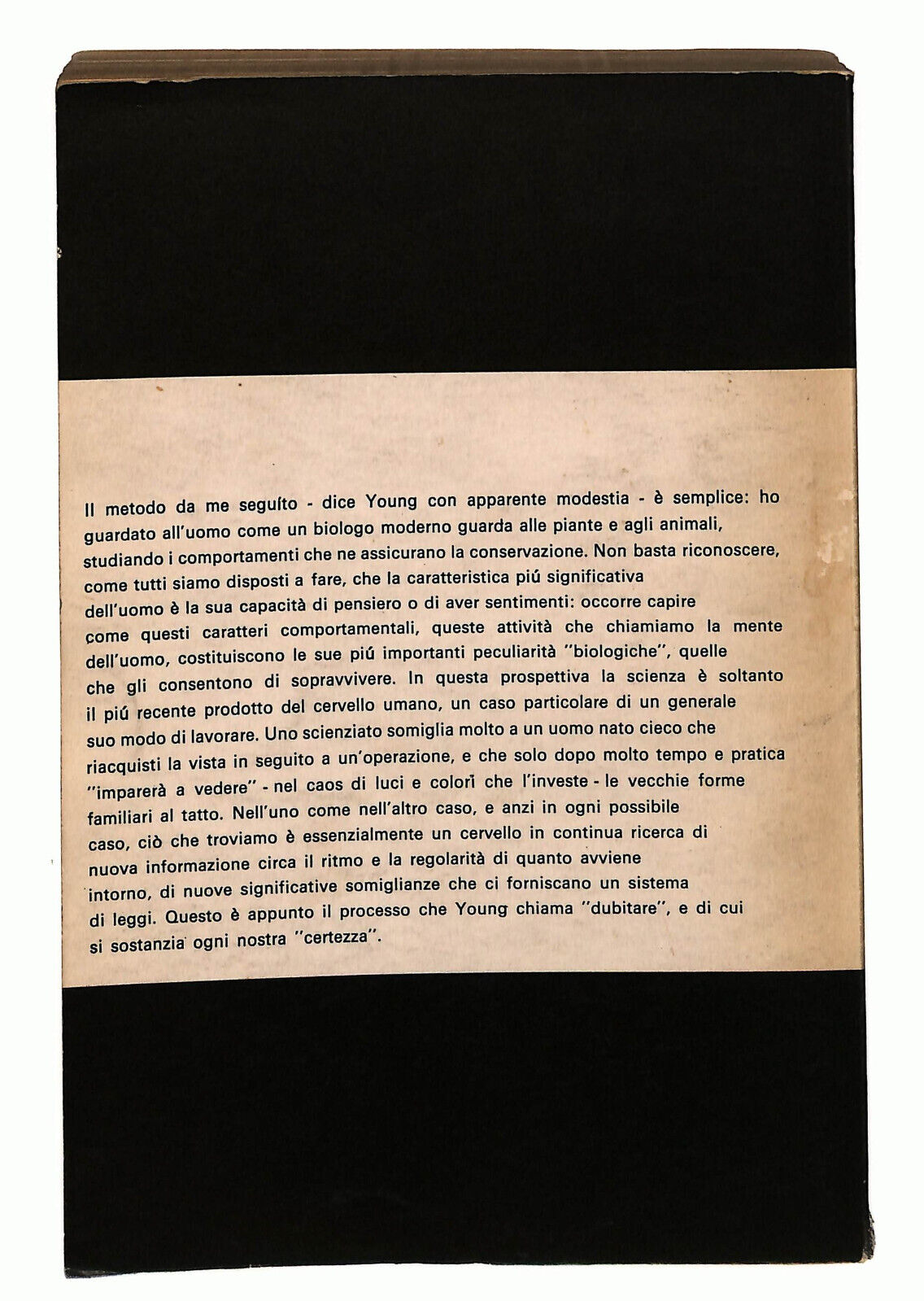 EBOND La Fabbrica Della Certezza Scientifica Di John Z. Young Libro LI022804