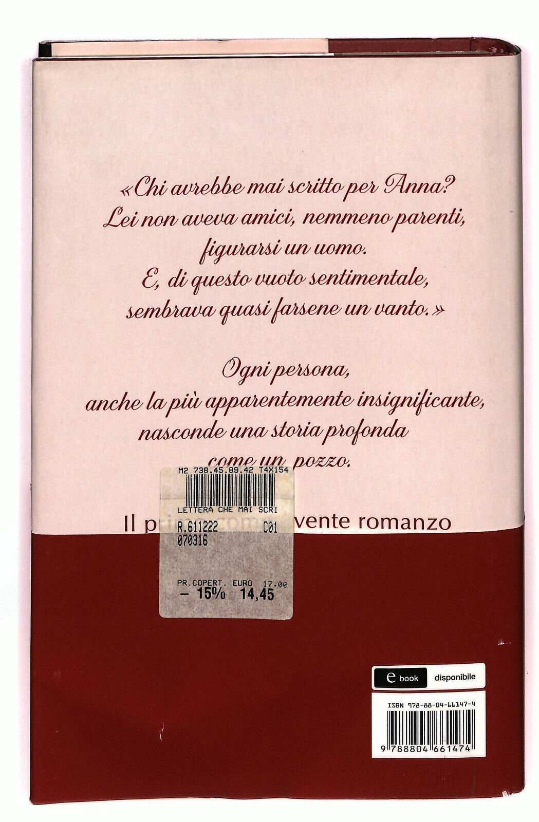 EBOND La Lettera Che Non Ti Ho Mai Scritto Di Barbara Cappi Libro LI022916