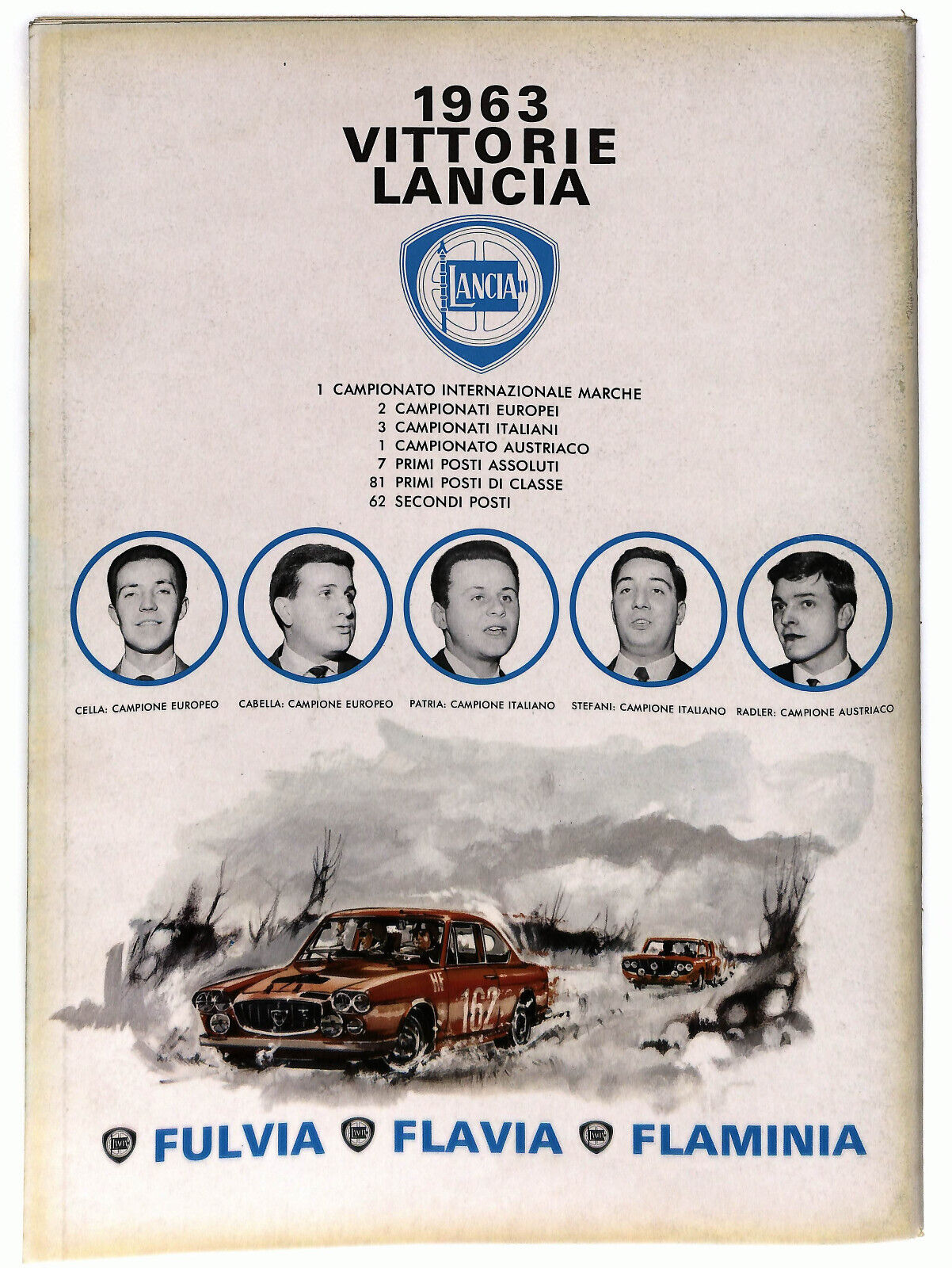 EBOND Periodico Di Informazione Lancia Primavera 1964 n 13 Libro LI023315