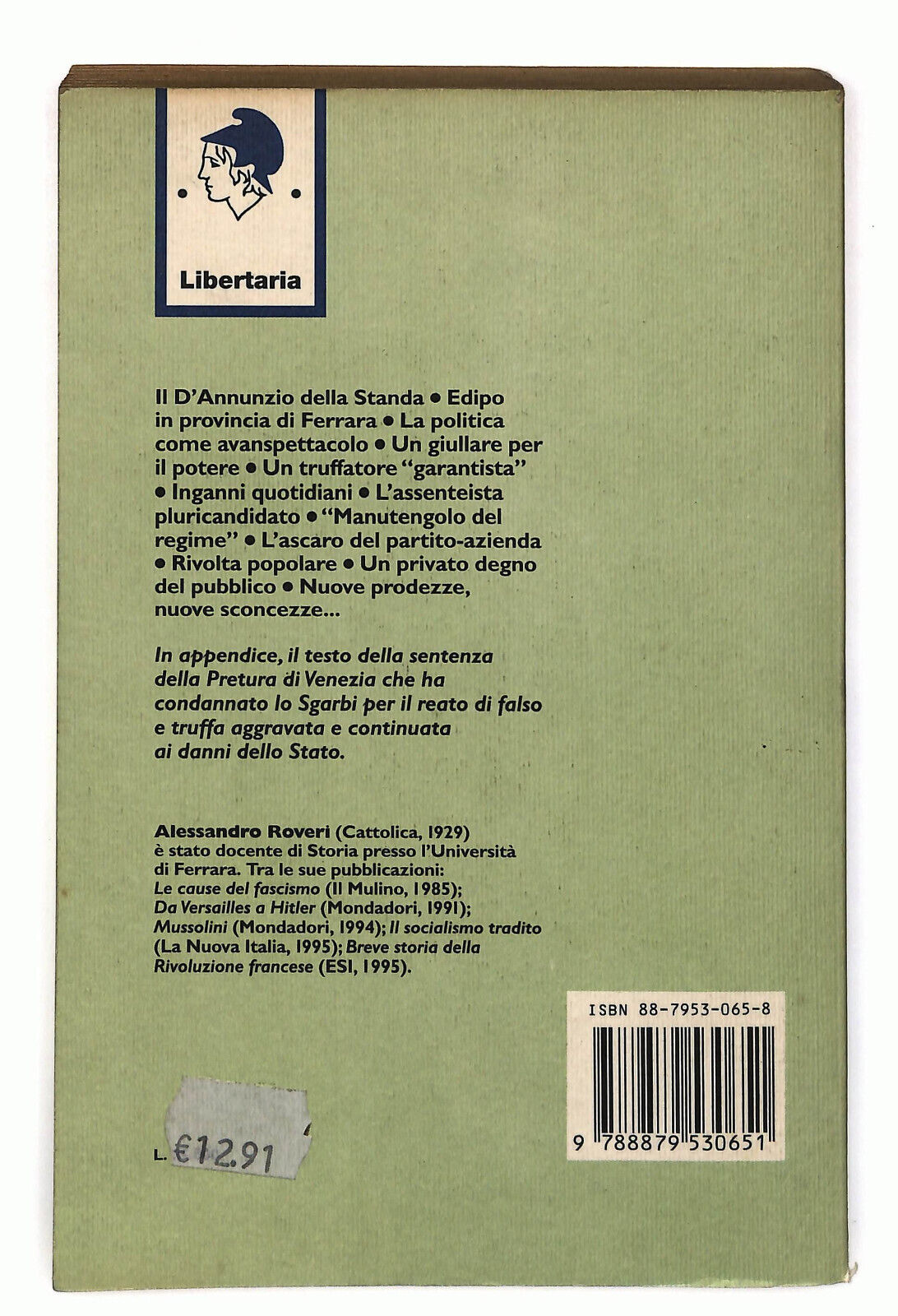 EBOND Sgarbi Con Truffa Di Alessandro Roveri Libro LI023360