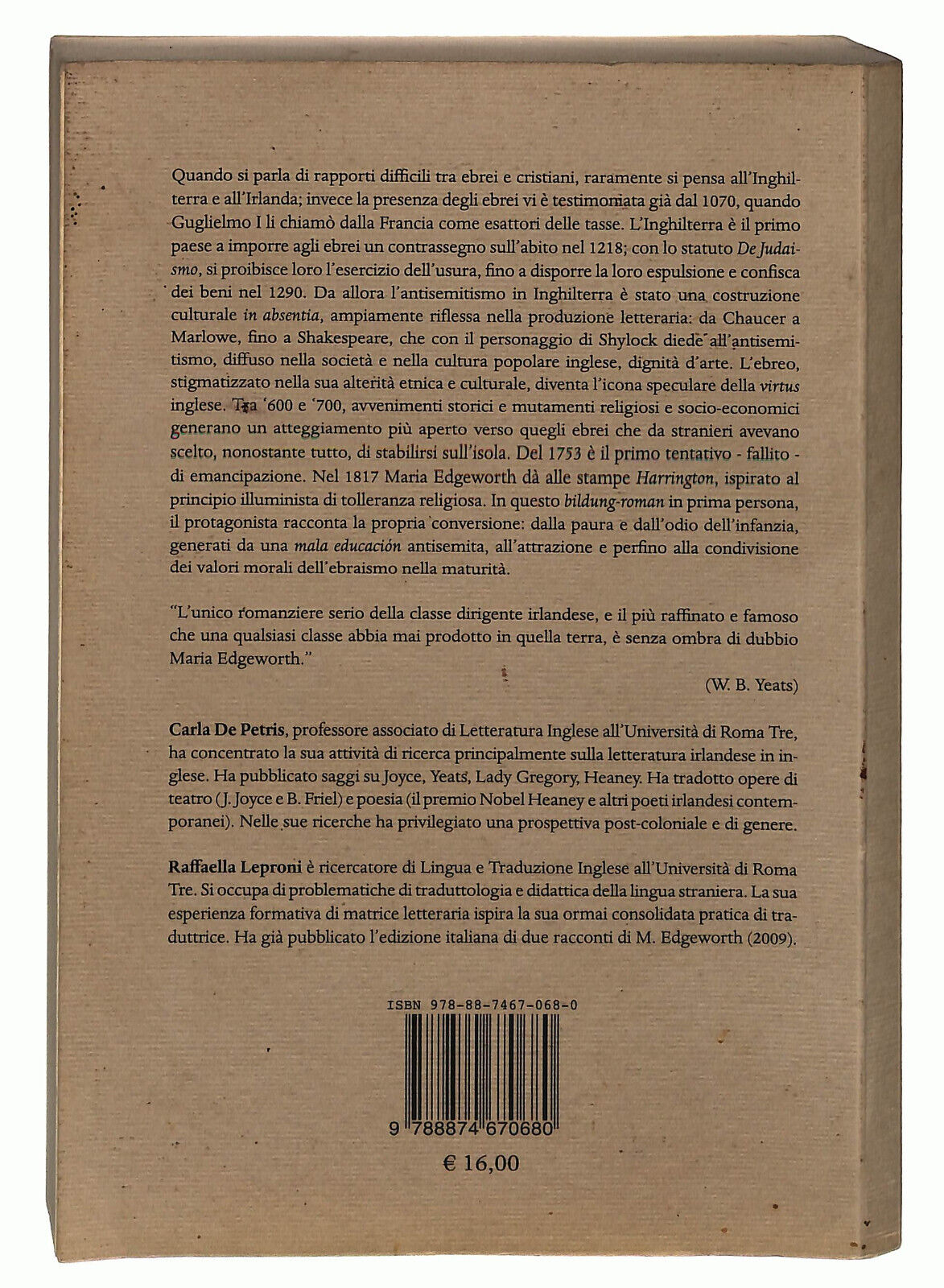 EBOND Harrington Di Maria Edgeworth Libro LI023759