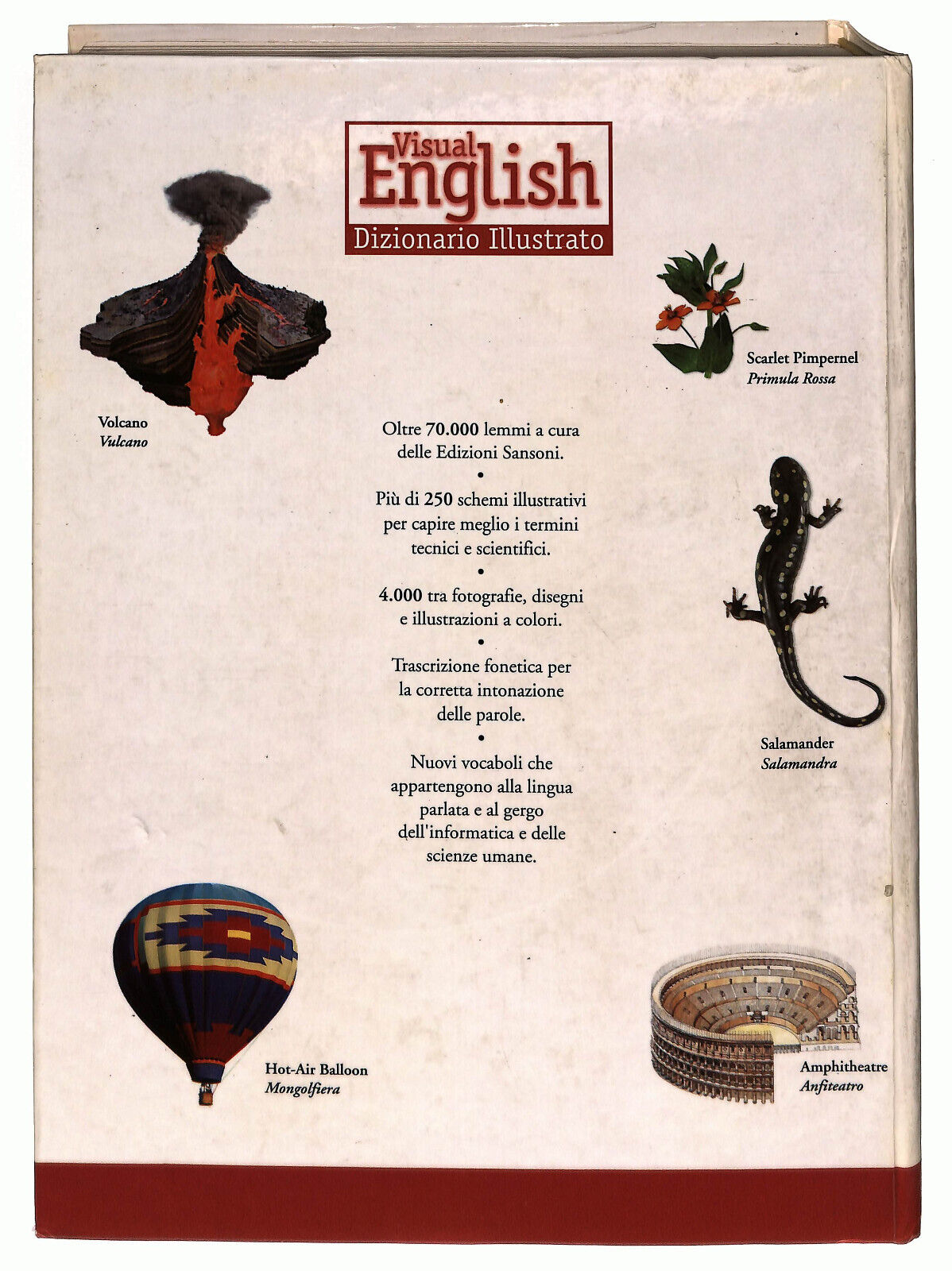 EBOND Visual English Dizionario Illustrato Inglese-italiano Libro LI024105
