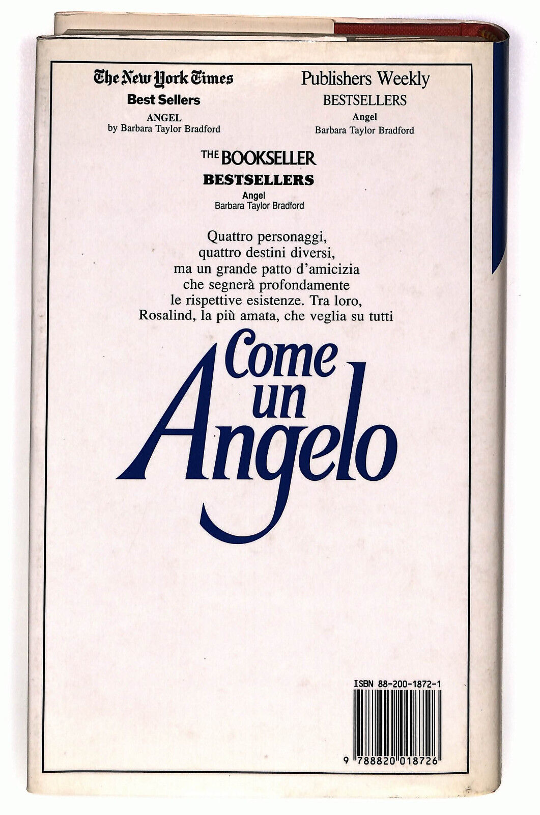 EBOND Come Un Angelo Di Barbara Taylor Bradford Libro LI024605