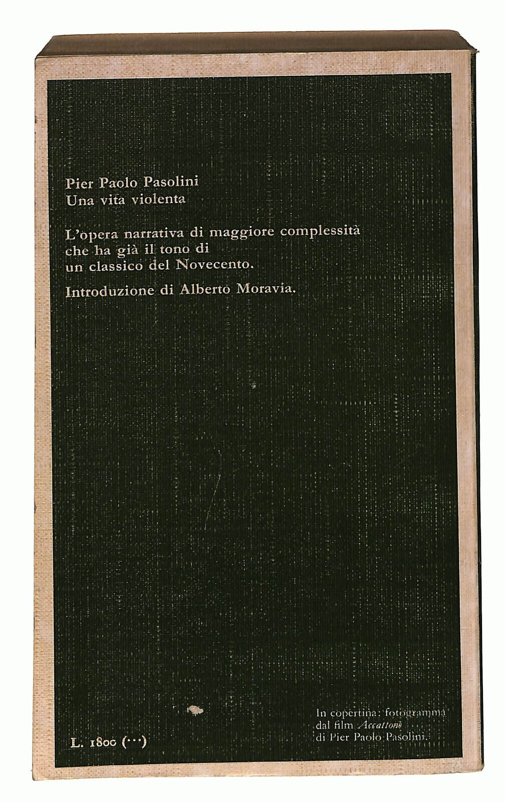 EBOND Una Vita Violenta Di Pier Paolo Pasolini Libro LI025509