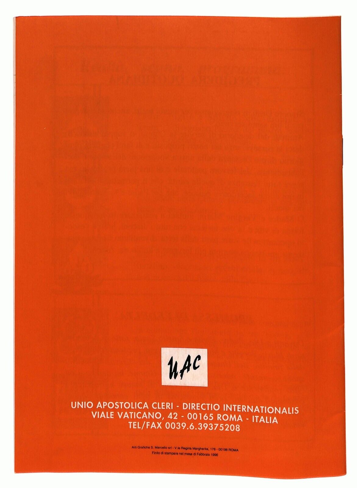 EBOND Apostolica Vivendi Forma Statuti Dell'unione Apostoli 1995 Libro LI026918