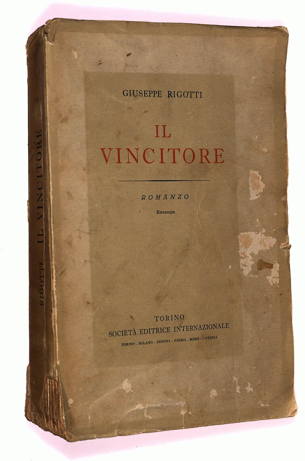 EBOND Il Vincitore Giuseppe Rigotti 1944 Libro LI026957