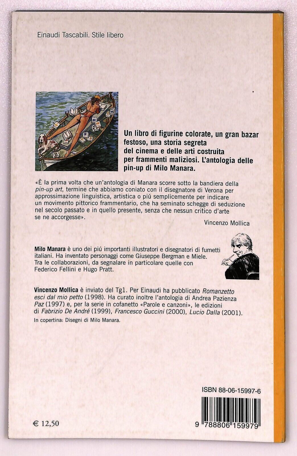 EBOND Pin-up Art Milo Manara Einaudi 2002 Libro LI027021