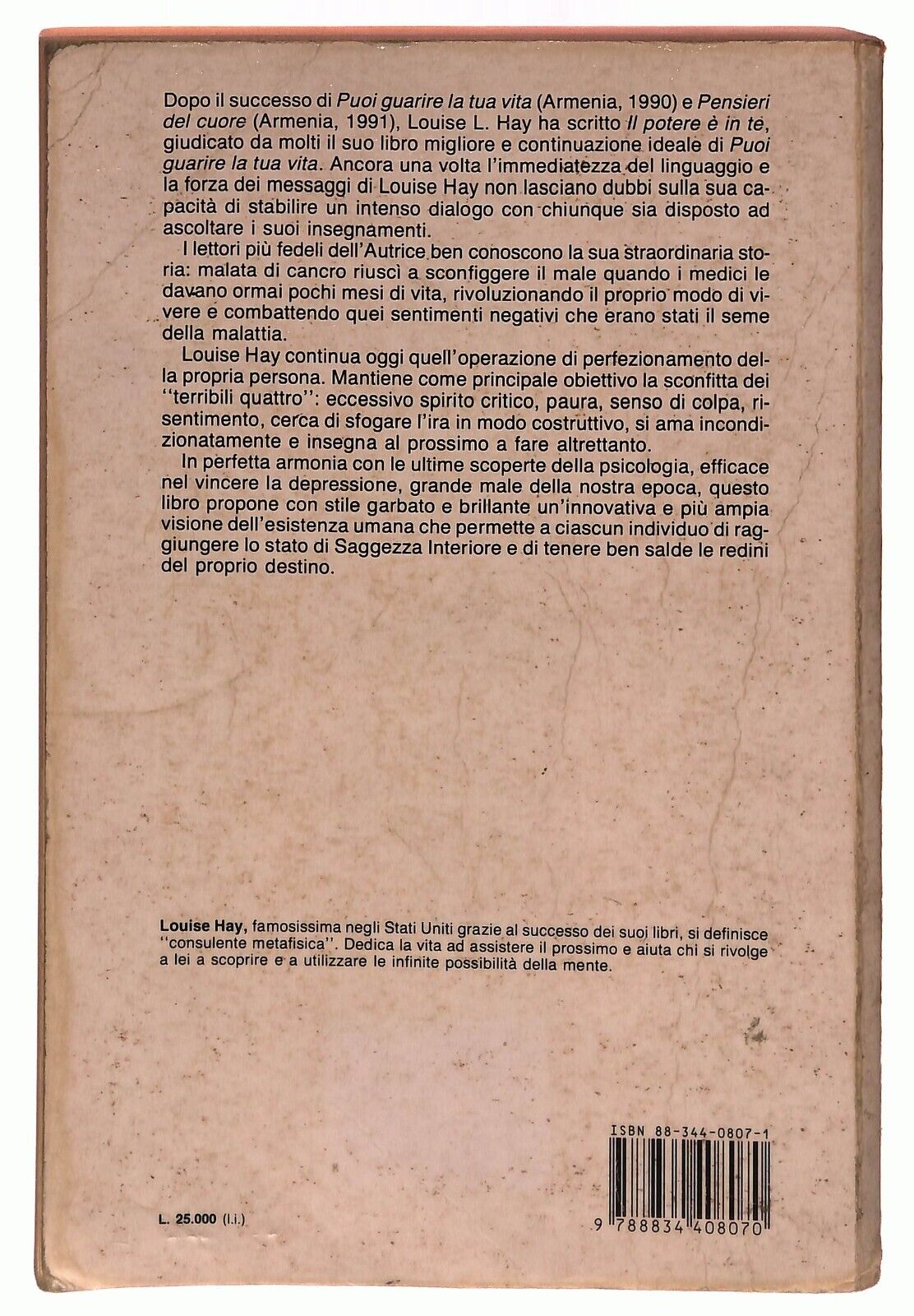 EBOND Il Potere E In Te Louise L. Hay Armenia 1992 Libro LI027606