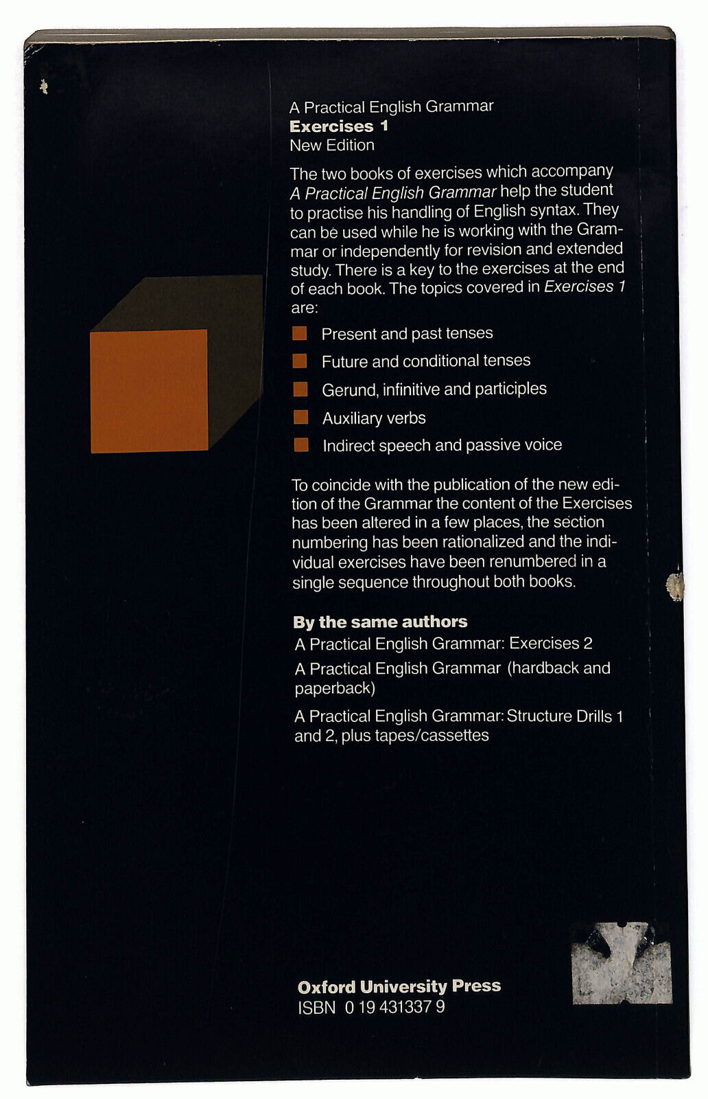 EBOND Exercise 1 English Grammar Oxford Libro LI028115