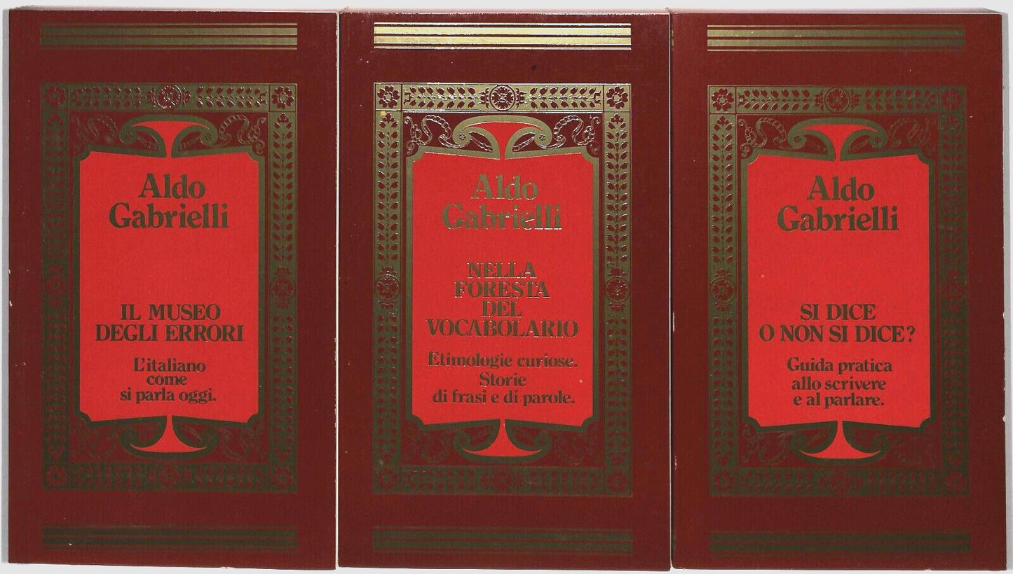 EBOND L'italiano Senza Problemi Aldo Gabrielli Mondadori 1982 Libro LI028204