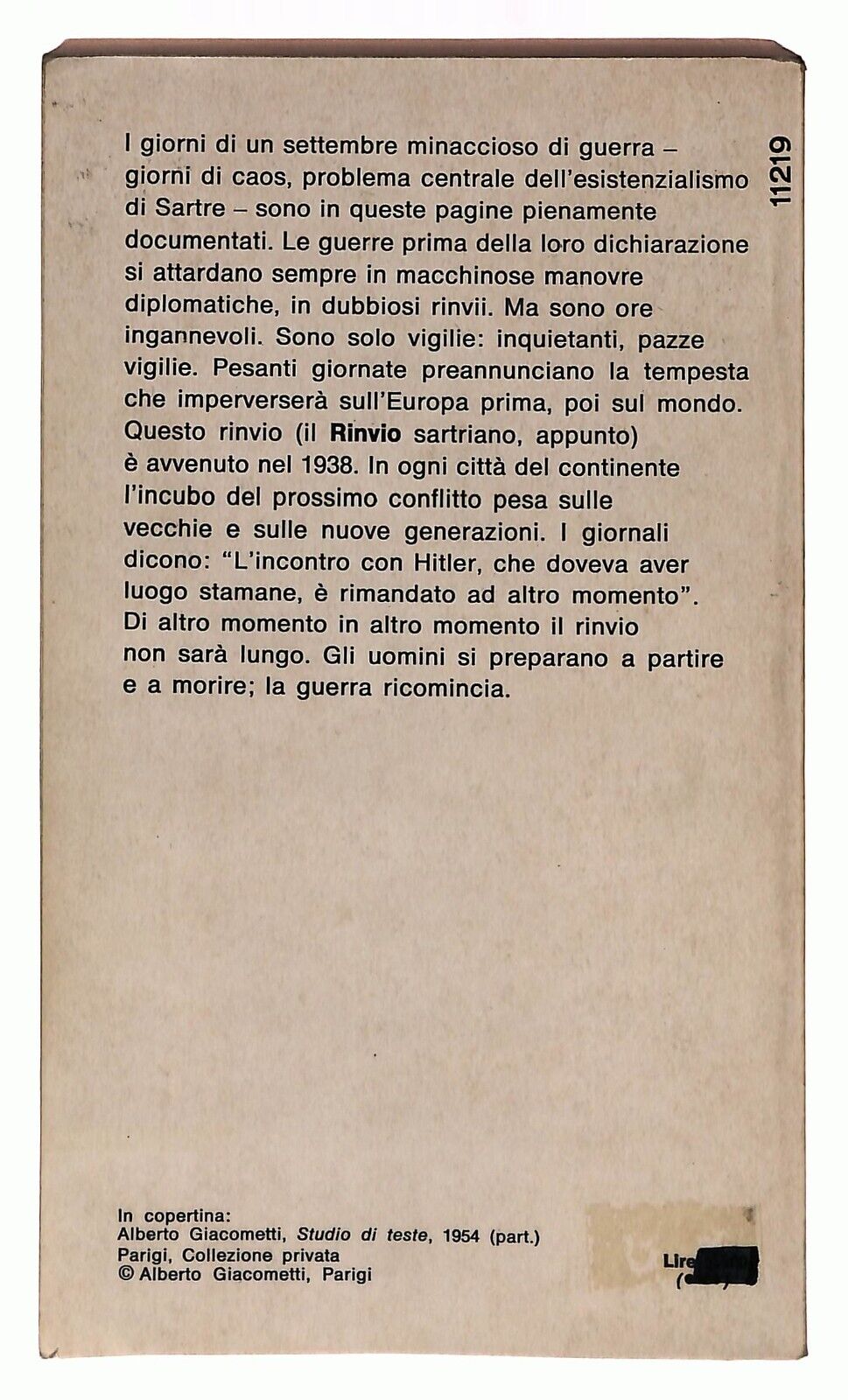 EBOND Il Rinvio Jean-paul Sartre Gli Oscar Mondadori 1977 Libro LI028207