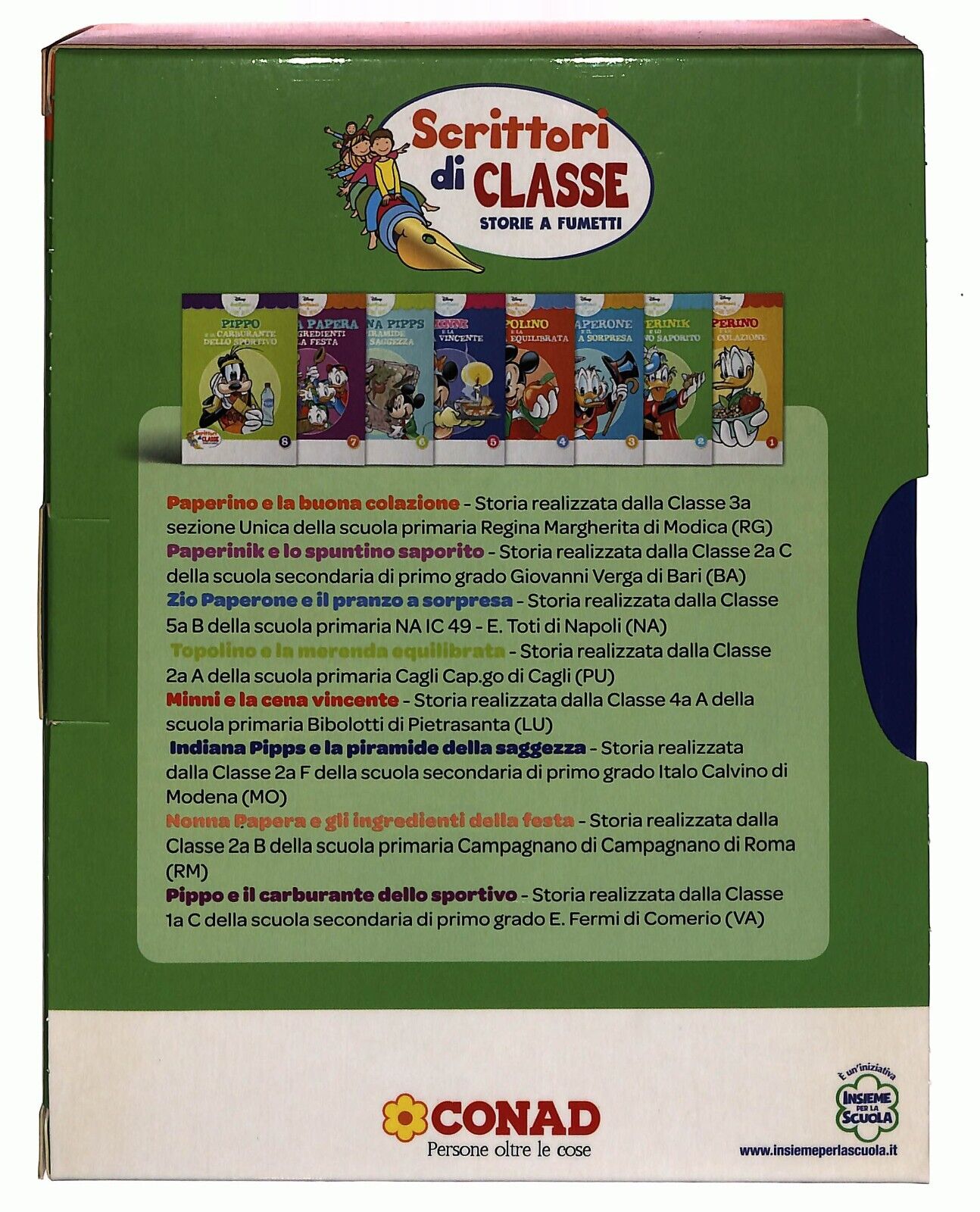 EBOND Scrittori Di Classe Storie A Fumetti 8 Volumi In 2 Box Libro LI028302