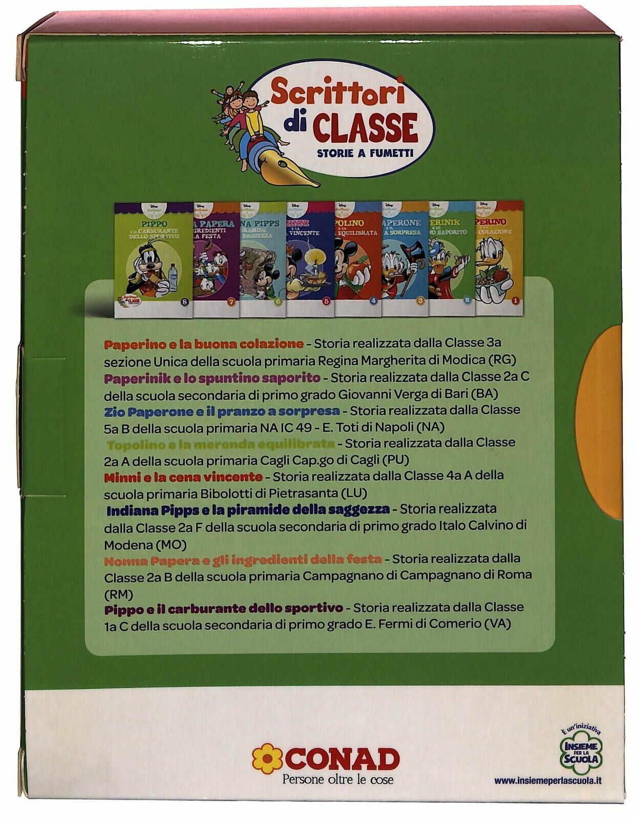 EBOND Scrittori Di Classe Storie A Fumetti 8 Volumi In 2 Box Libro LI028302