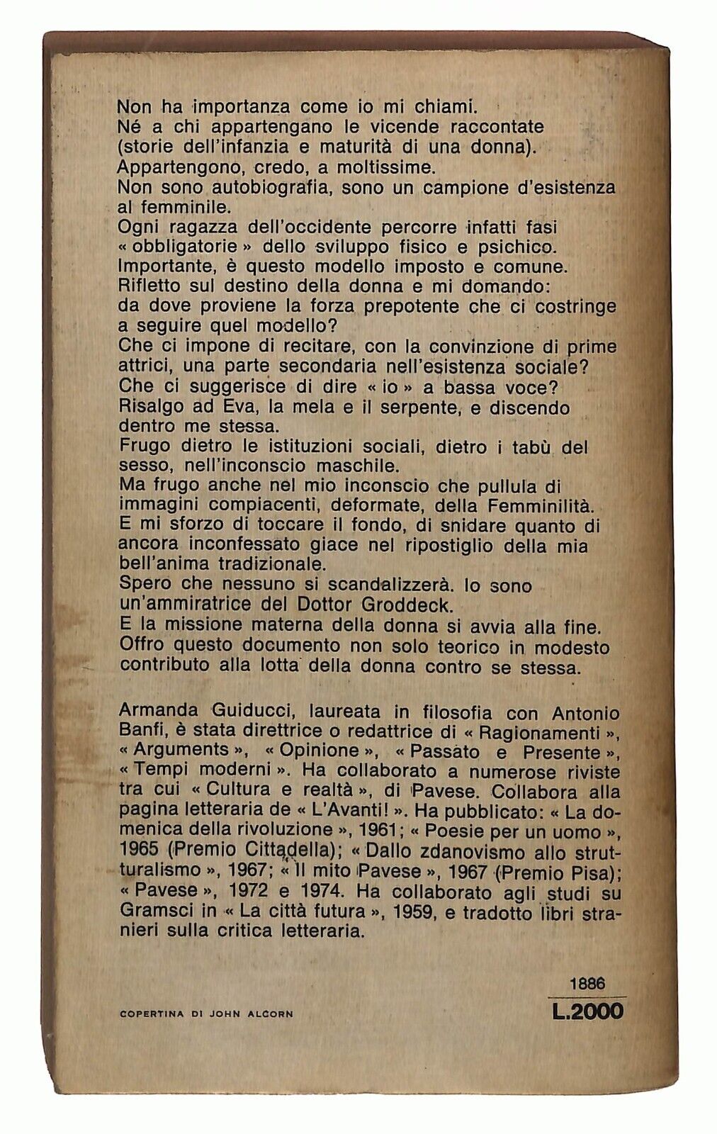 EBOND La Mela e Il Serpente Autoanalisi Di Una Donna A. Guiducci Libro LI028305