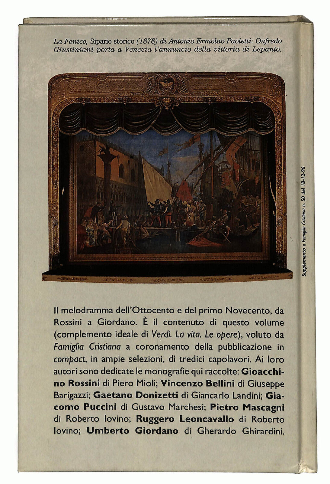 EBOND Grandi Operisti Italiani Famiglia Cristiana Libro LI028353