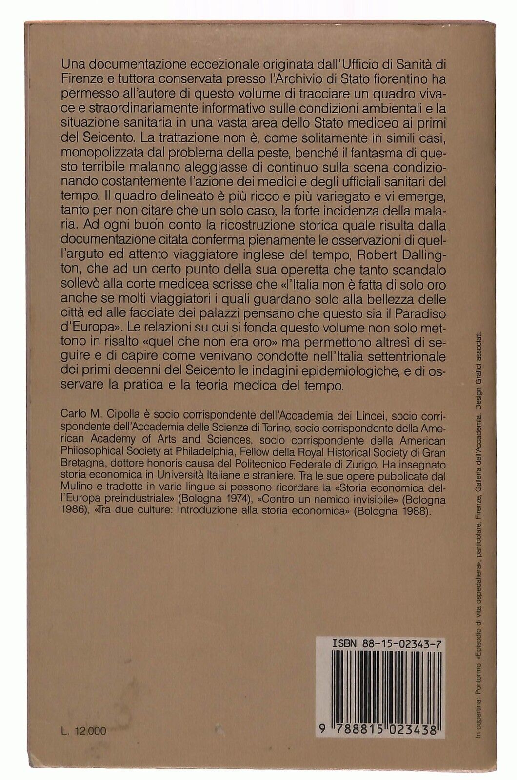 EBOND Miasmi Ed Umori. Ecologia e Condizioni Sanitarie In Toscana Libro LI028958